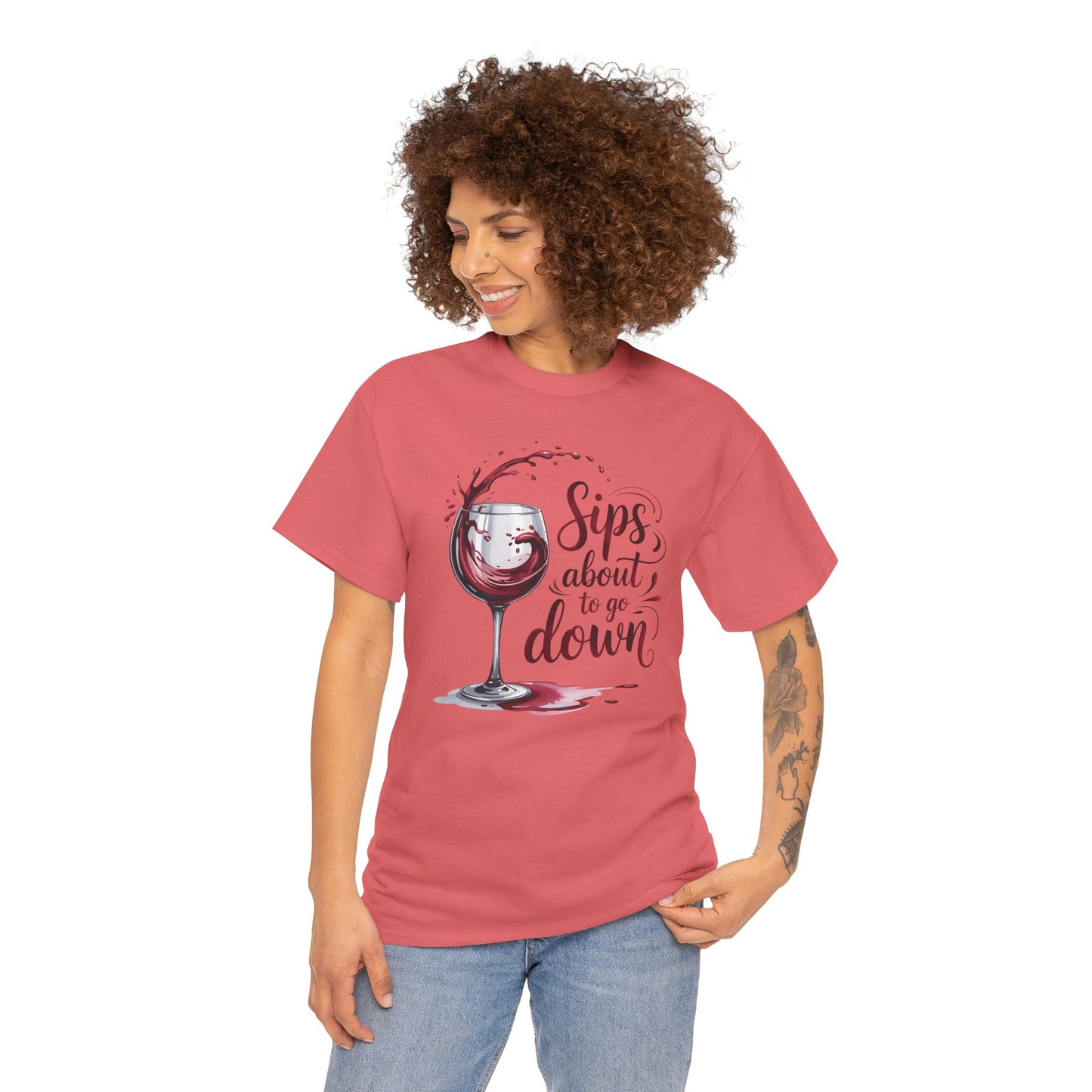 Sips About to Go Down Tee