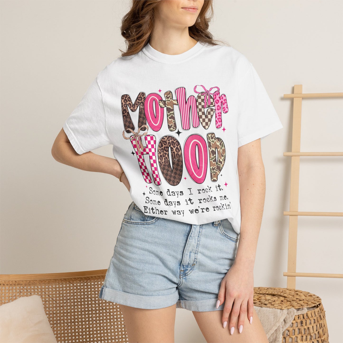 'Motherhood: Some days I rock it... Either way we're rockin'