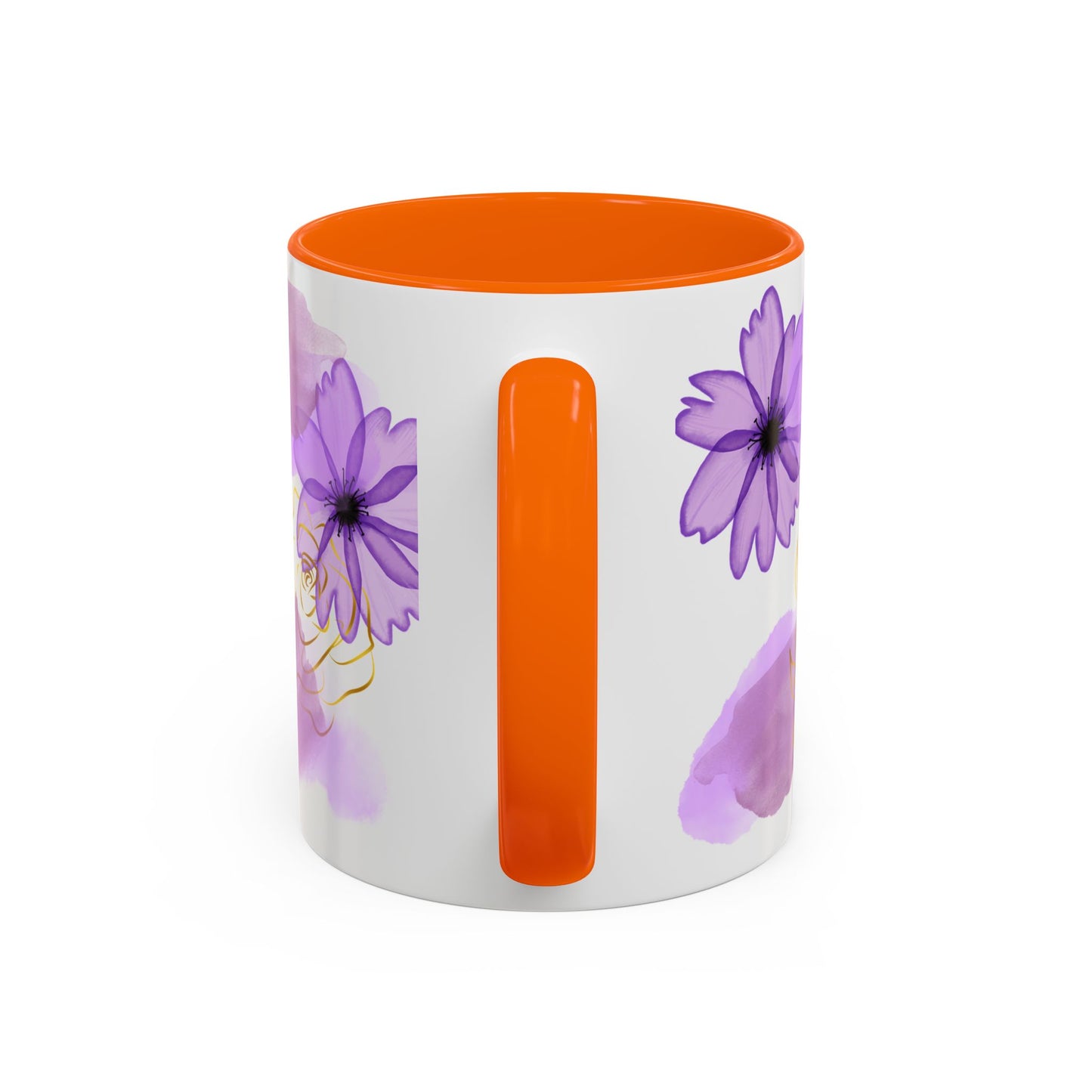 Mama Word Cloud Coffee Mug — Purple Floral Mother's Day Gift