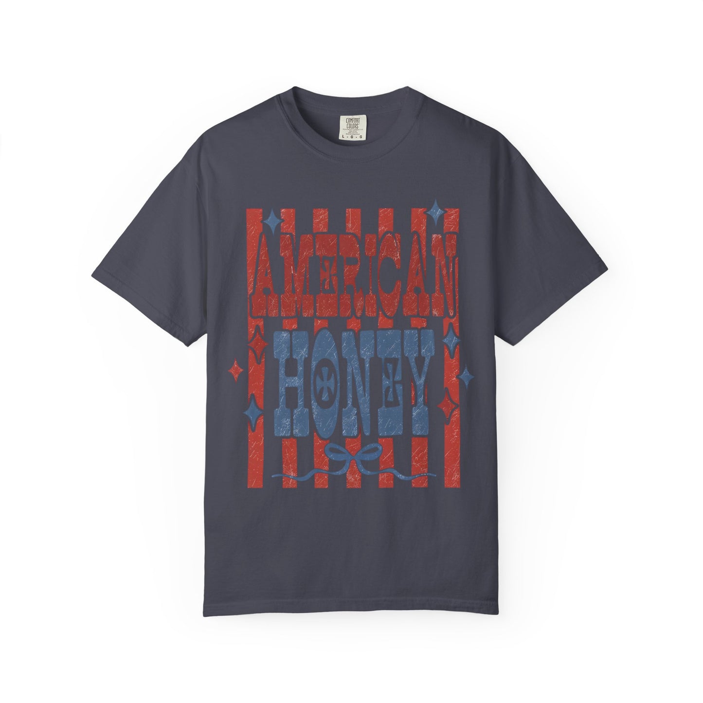 American Honey T-Shirt — Vintage Patriotic 4th of July Tee