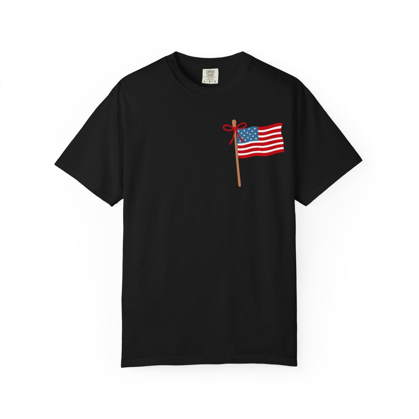 God Bless the USA" American Flag Tee