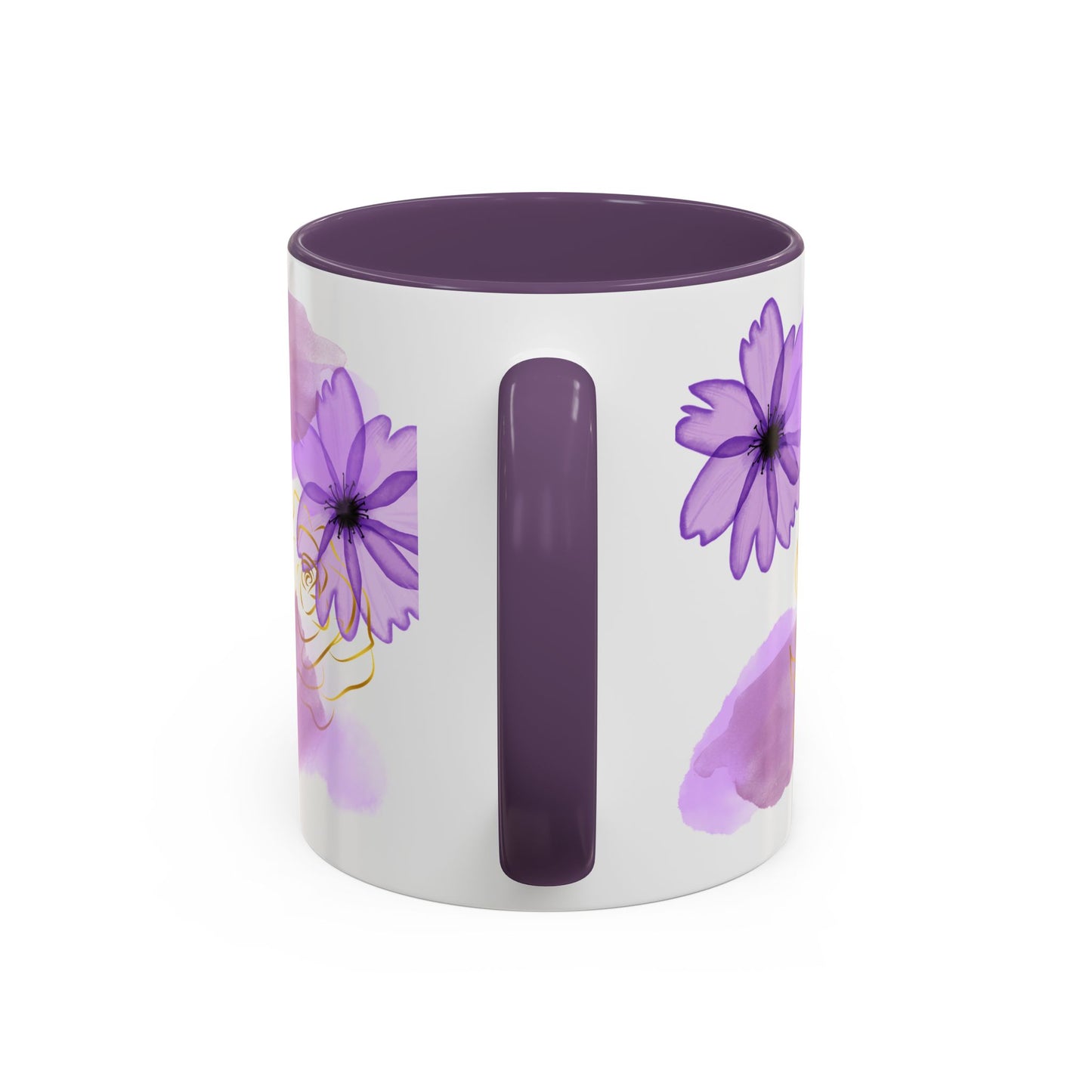 Mama Word-Heart Accent Coffee Mug