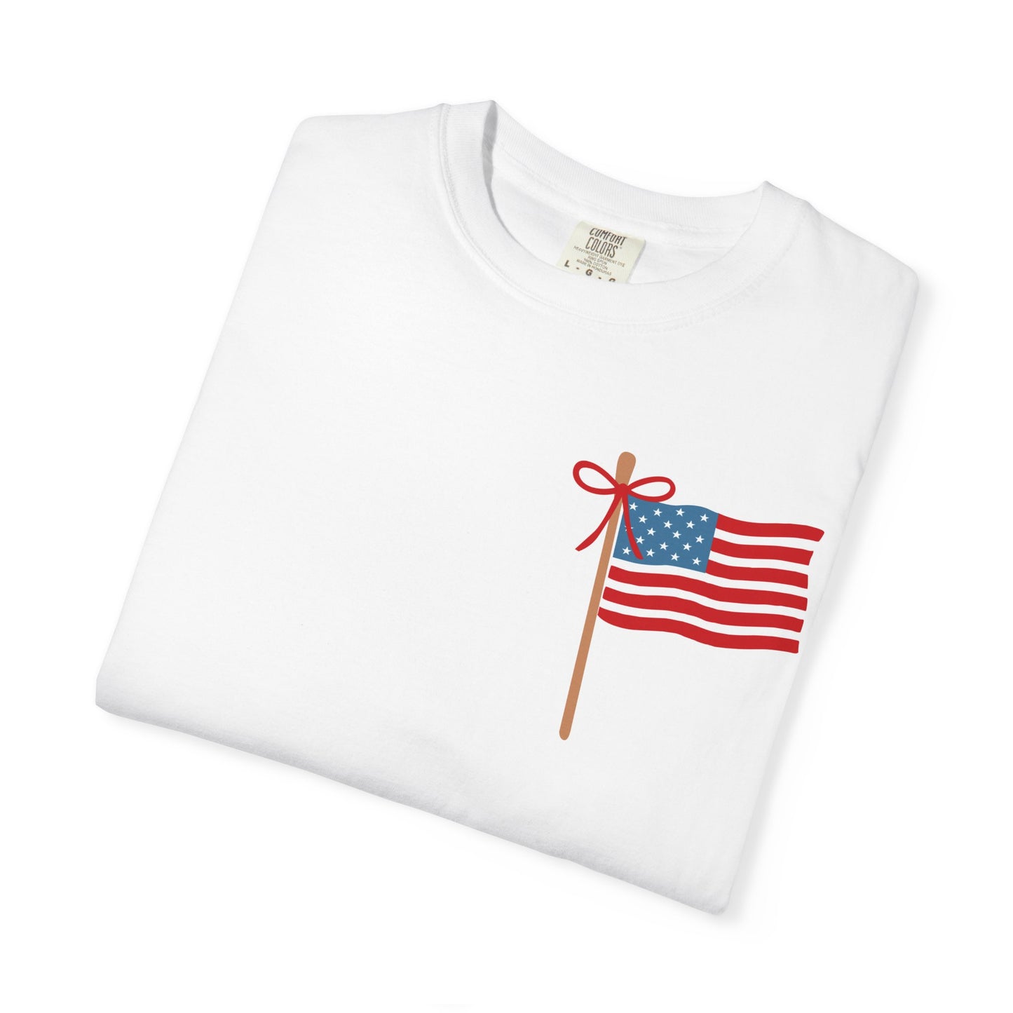 God Bless the USA" American Flag Tee