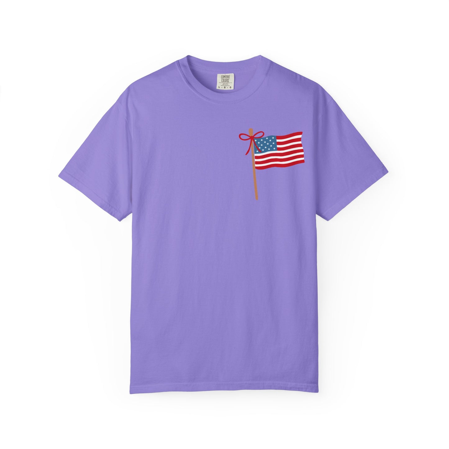 God Bless the USA" American Flag Tee