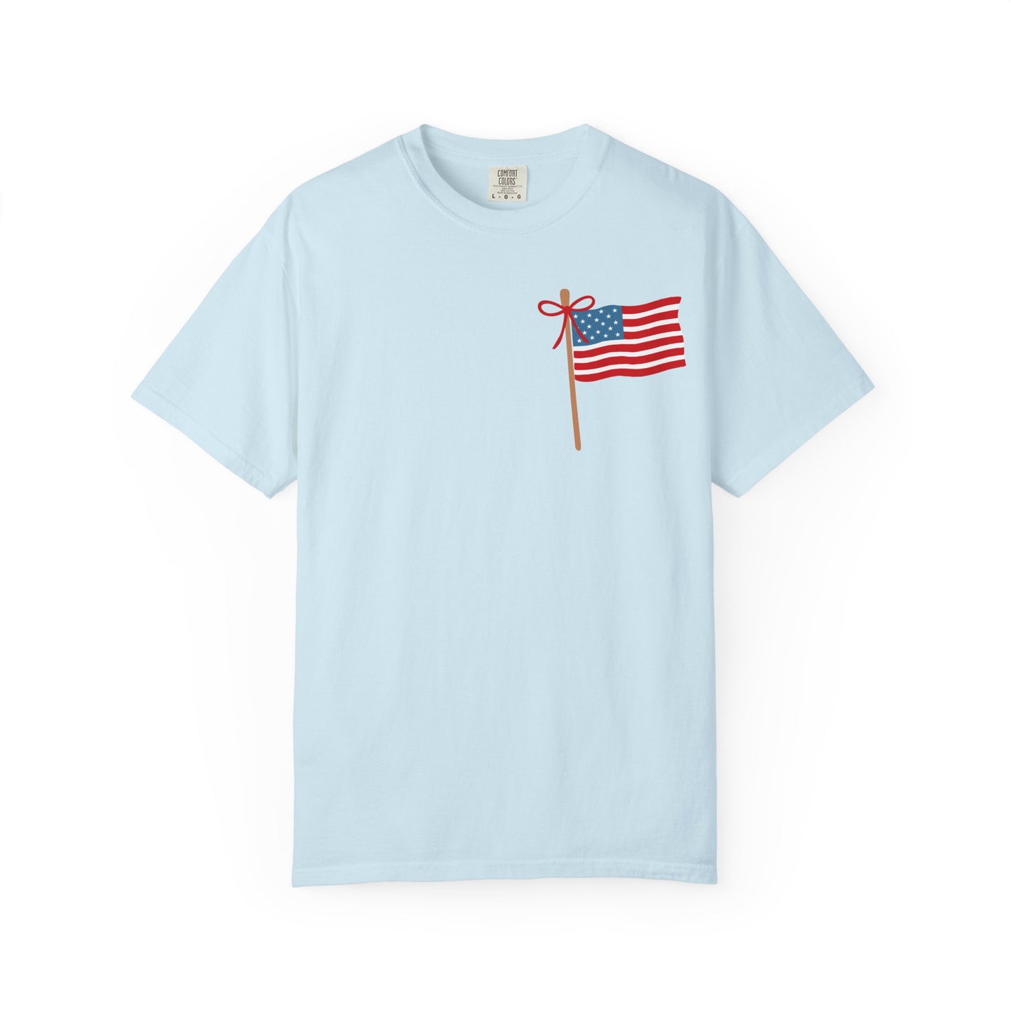 God Bless the USA" American Flag Tee