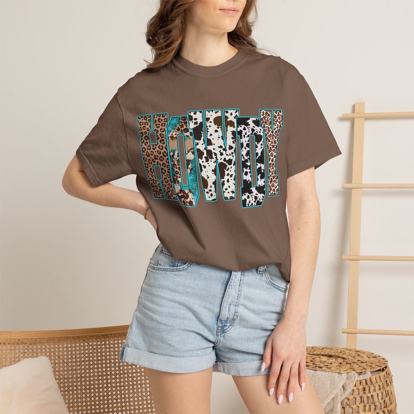 Howdy Leopard Print T-Shirt