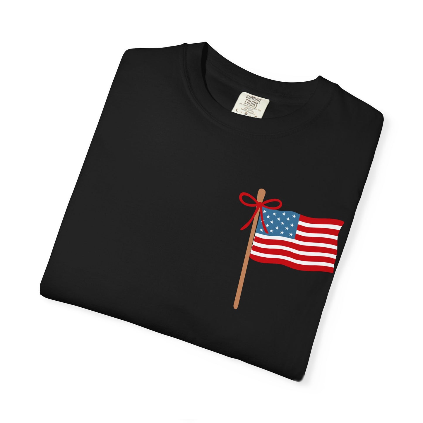 God Bless the USA" American Flag Tee