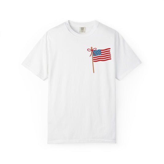 God Bless the USA" American Flag Tee
