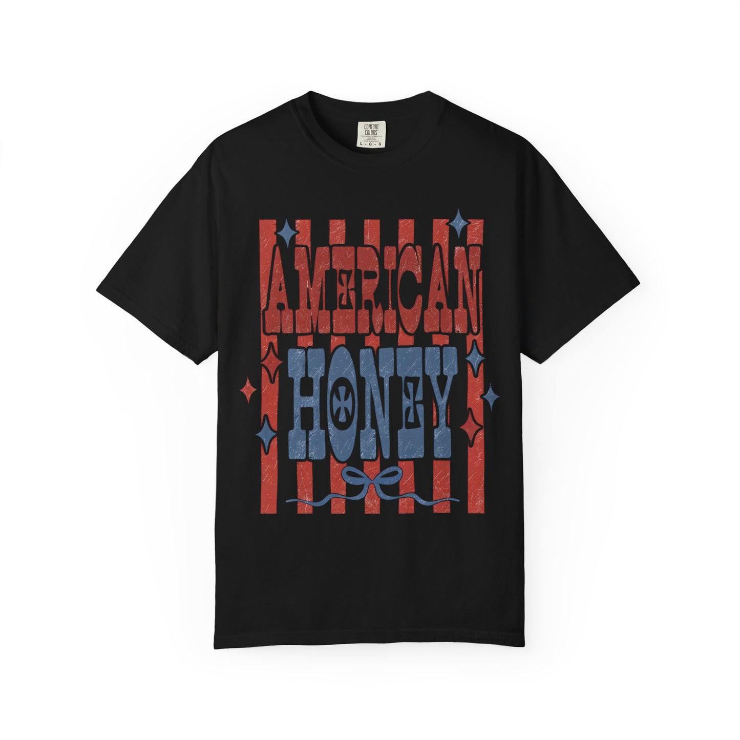 American Honey T-Shirt — Vintage Patriotic 4th of July Tee