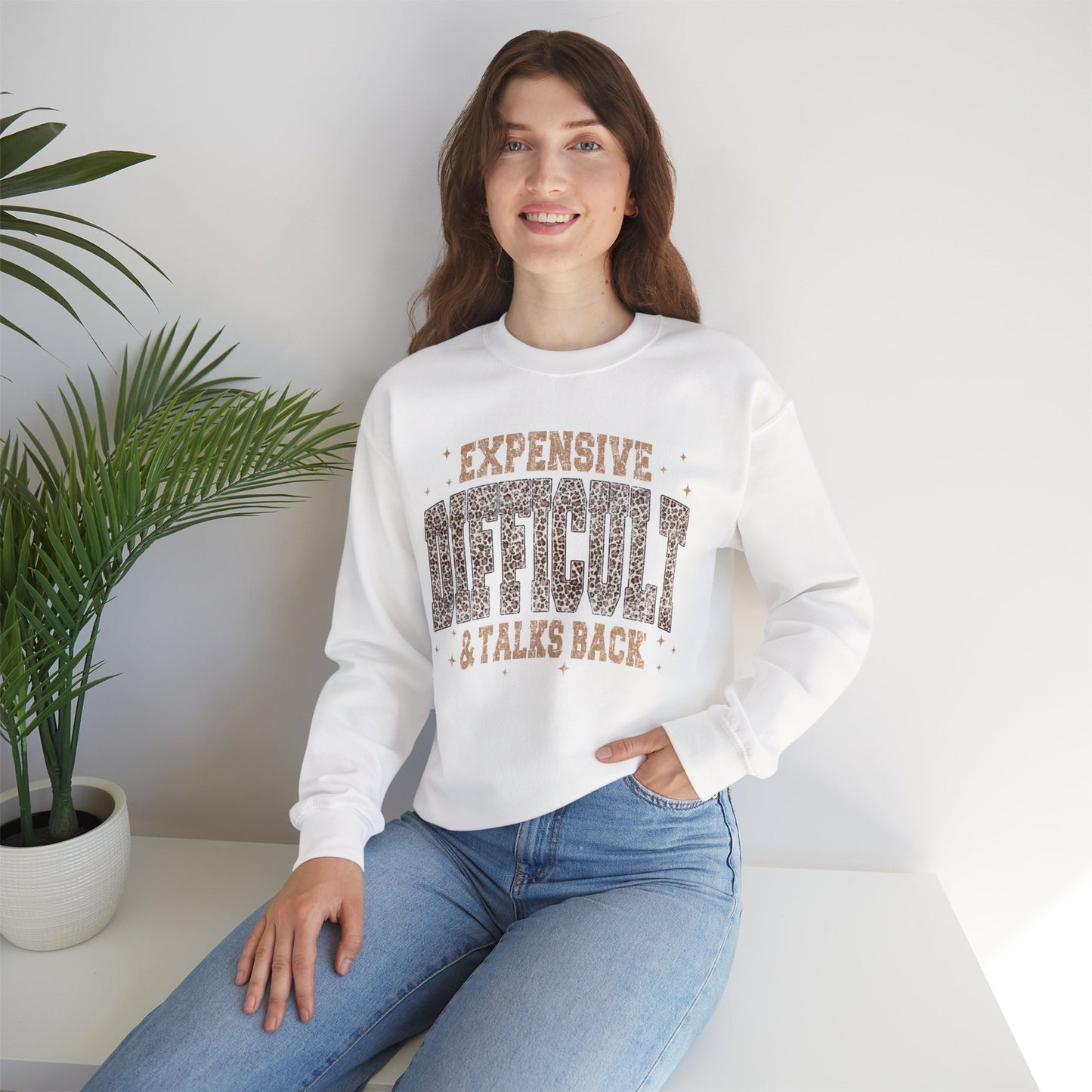 "Expensive, Difficult & Talks Back" Vintage Graphic Sweatshirt
