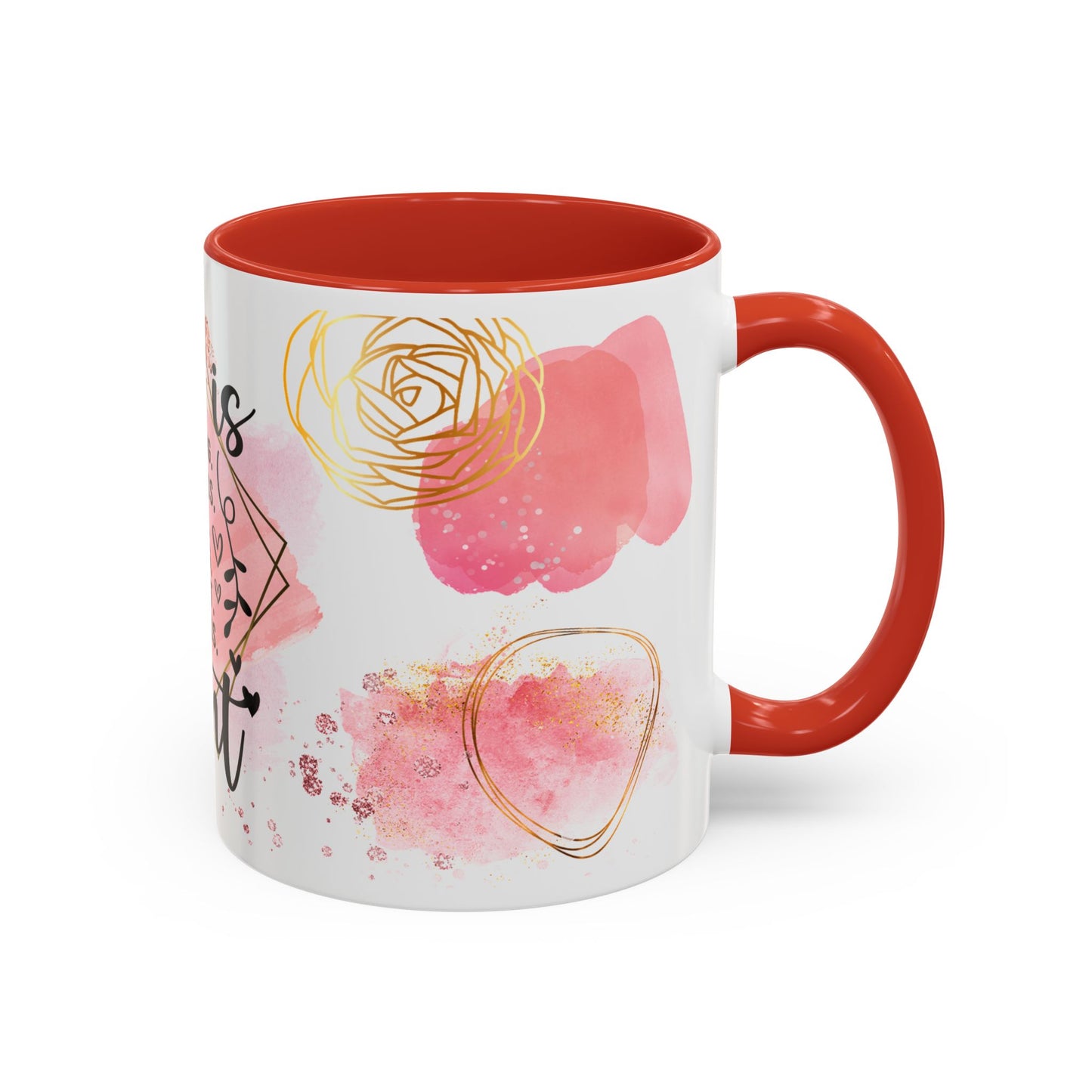 Aunt Coffee Mug — "She is Strong, Fearless, Warm, Loving, Patient, Selfless" Floral Accent 11oz