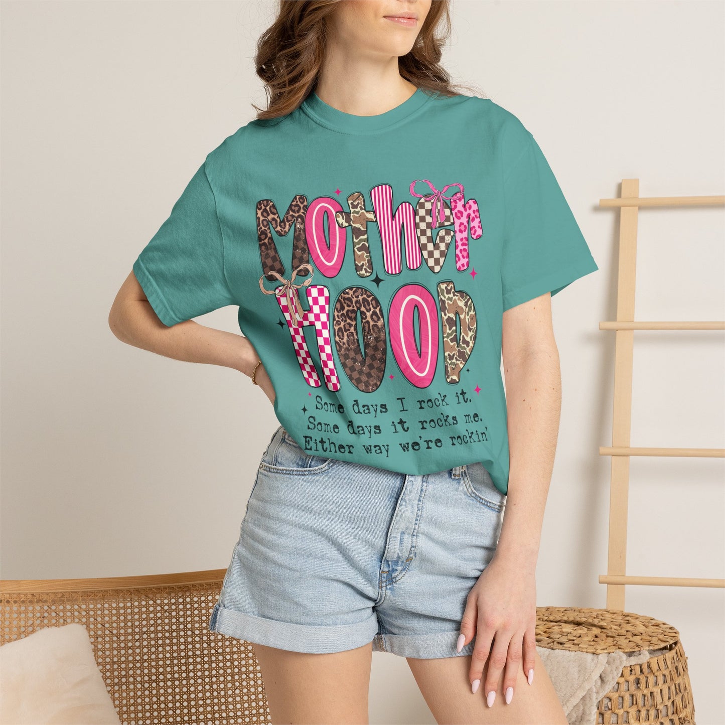 'Motherhood: Some days I rock it... Either way we're rockin'