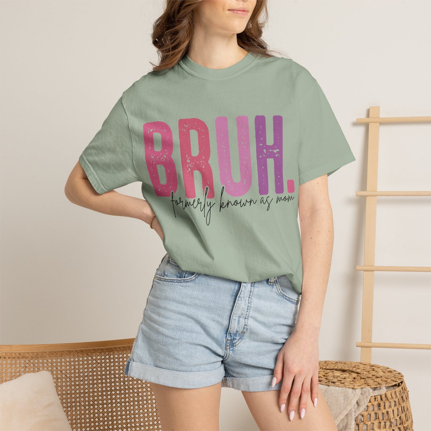 BRUH. Mom Life Graphic Tee —'Proudly Known As Mom'