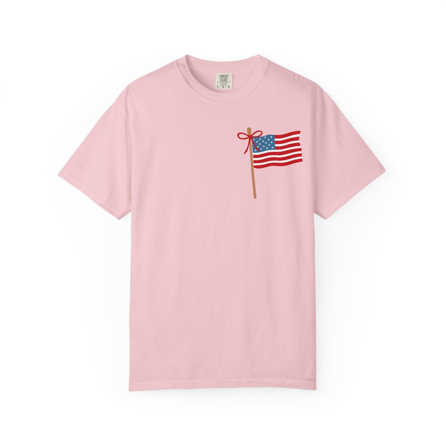 God Bless the USA" American Flag Tee