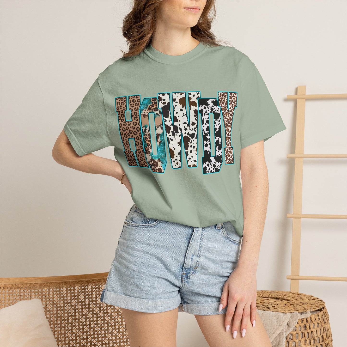 Howdy Leopard Print T-Shirt