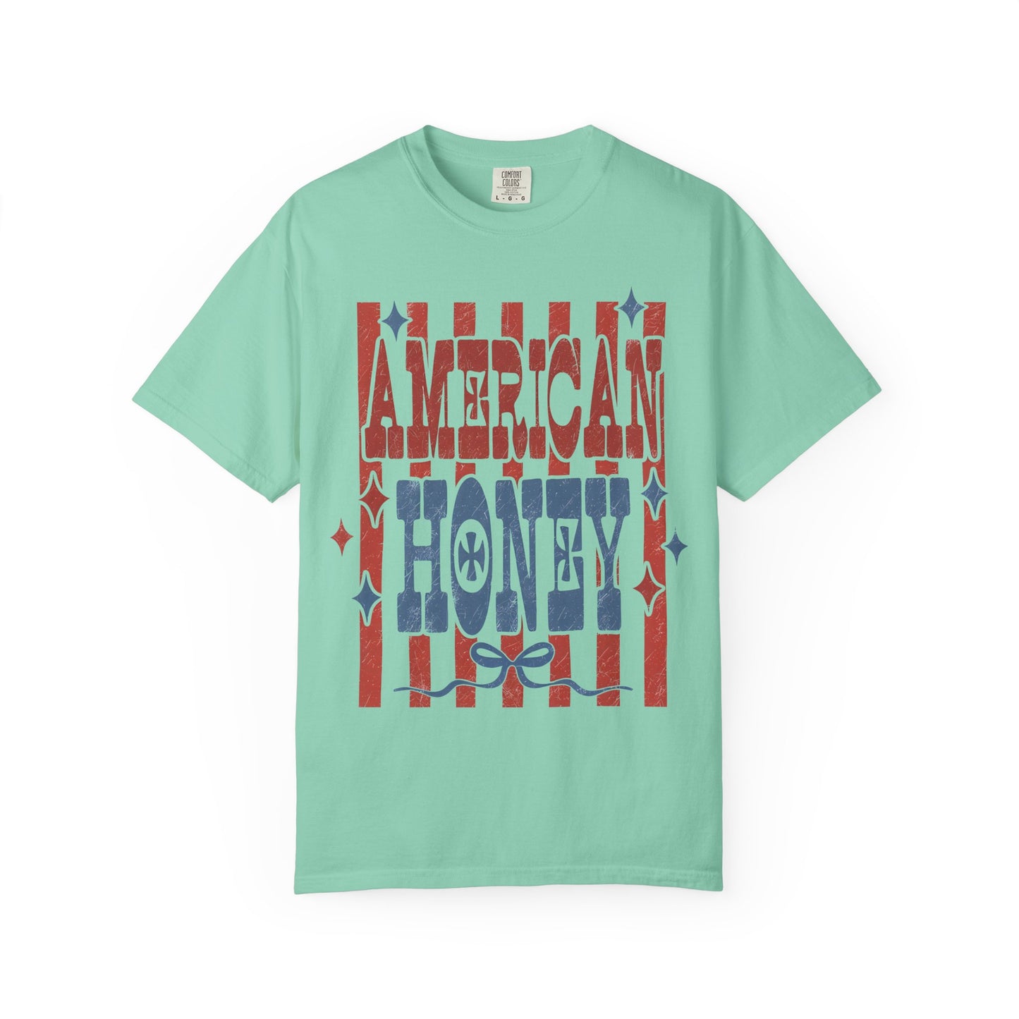 American Honey T-Shirt — Vintage Patriotic 4th of July Tee