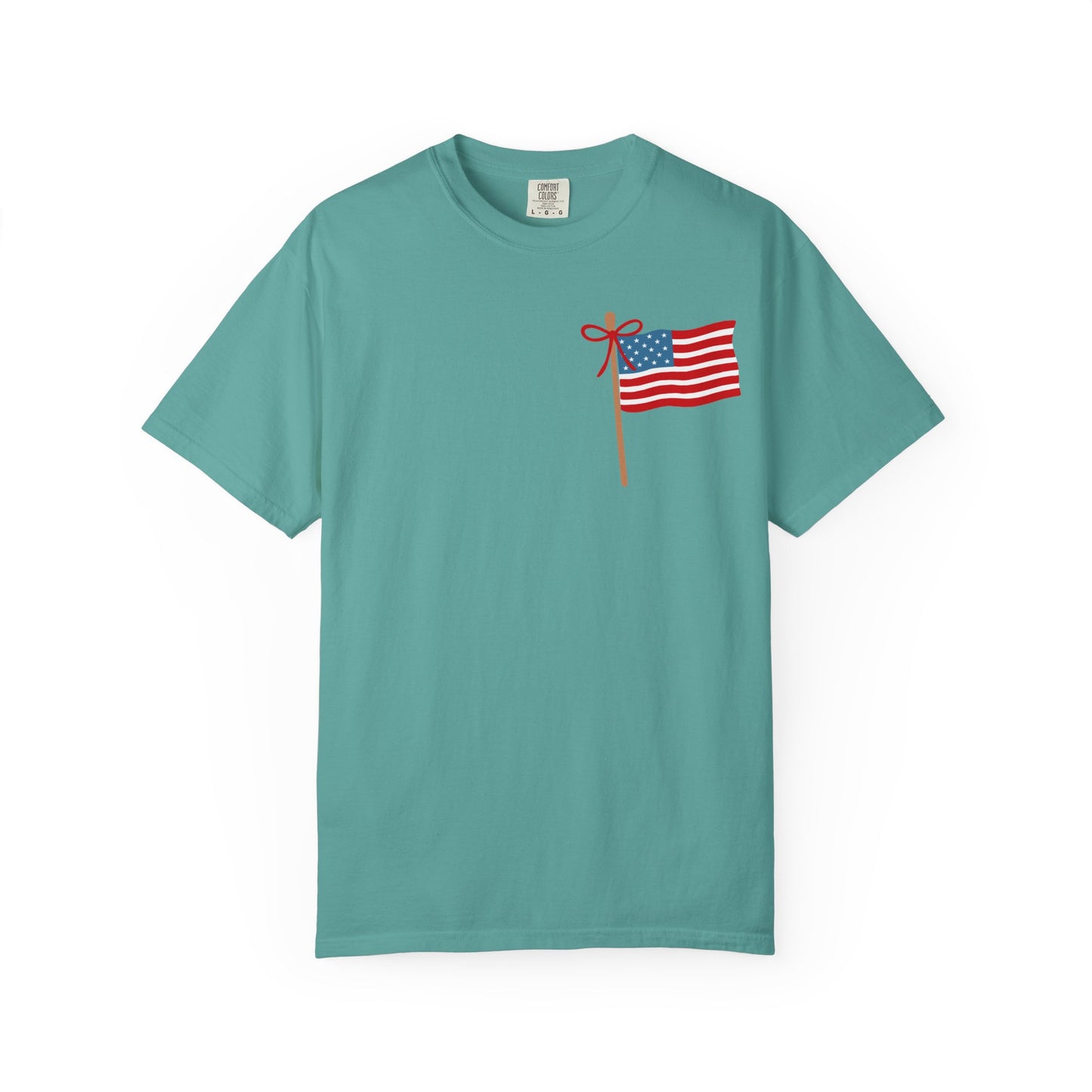 God Bless the USA" American Flag Tee