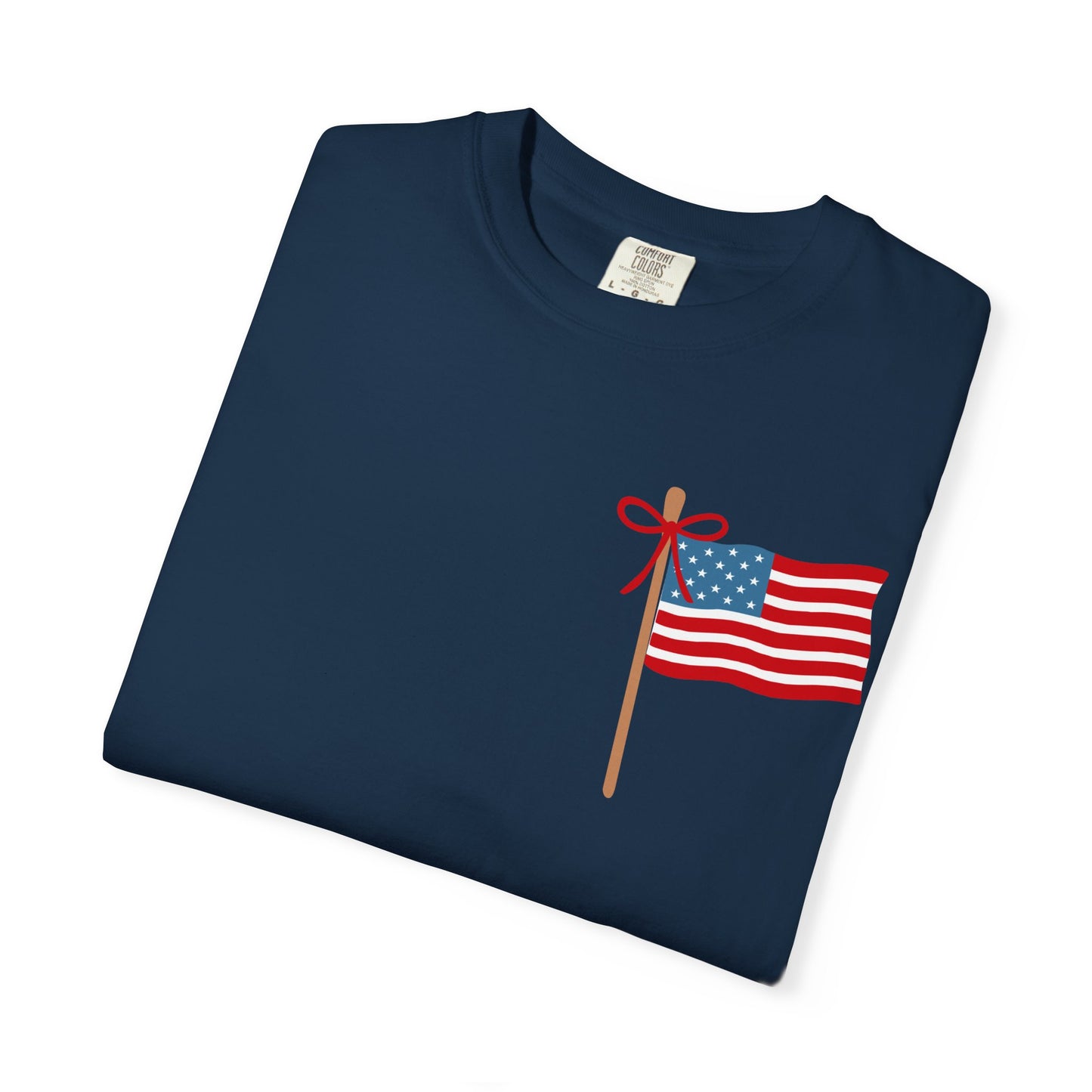 God Bless the USA" American Flag Tee