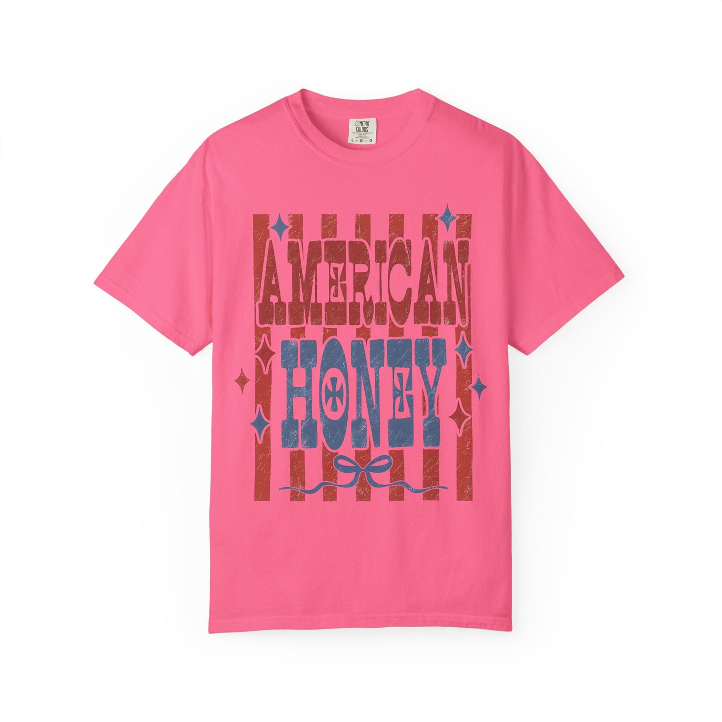 American Honey T-Shirt — Vintage Patriotic 4th of July Tee