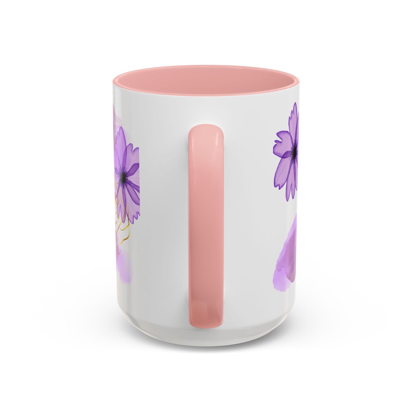 Mama Word Cloud Coffee Mug — Purple Floral Mother's Day Gift