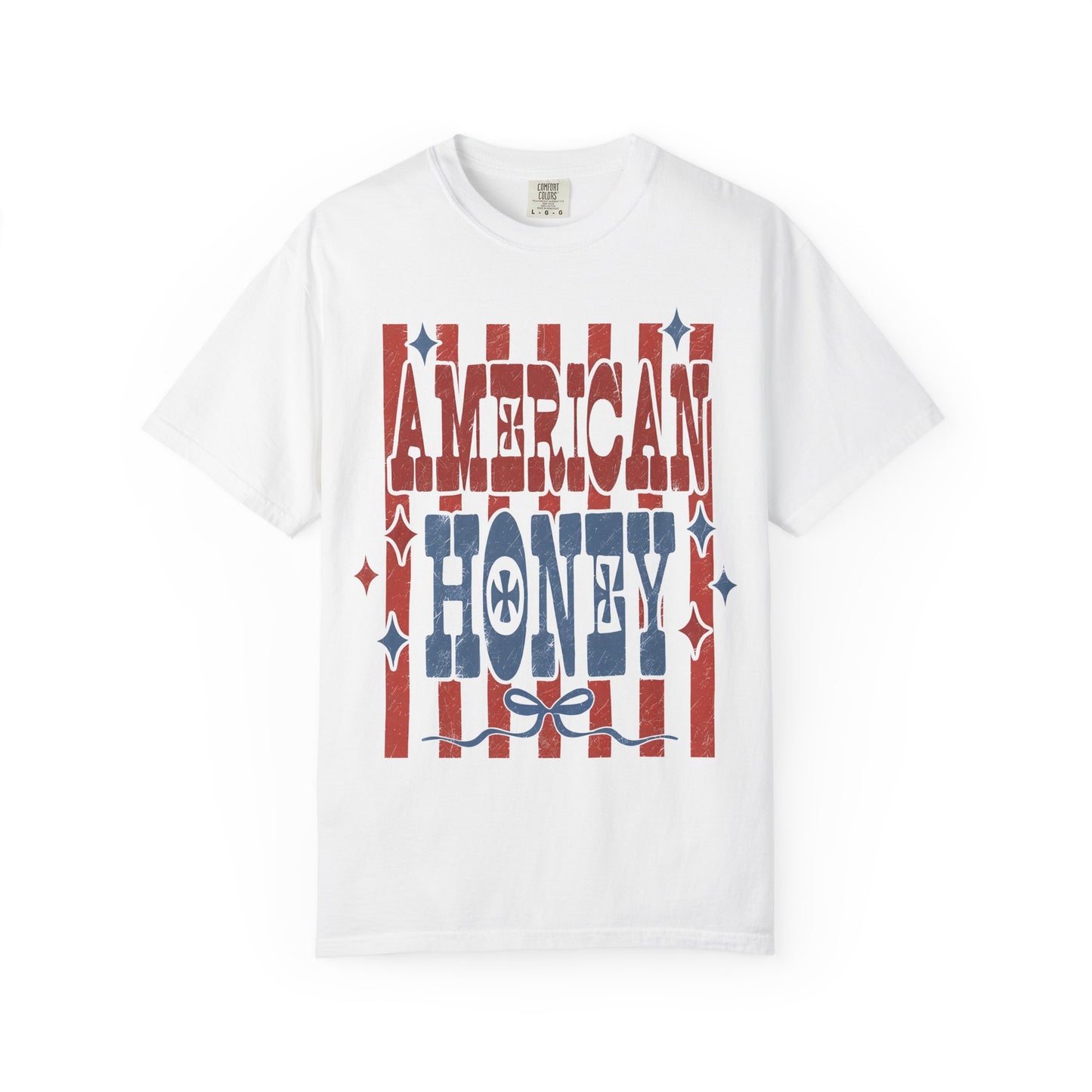 American Honey T-Shirt — Vintage Patriotic 4th of July Tee