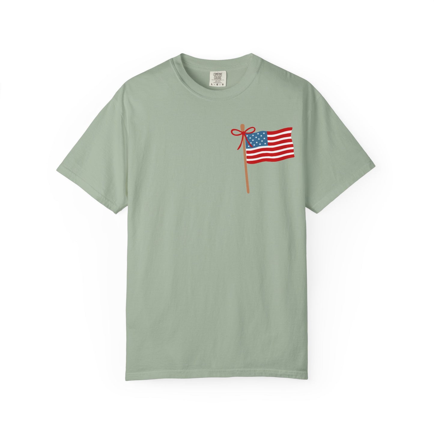 God Bless the USA" American Flag Tee