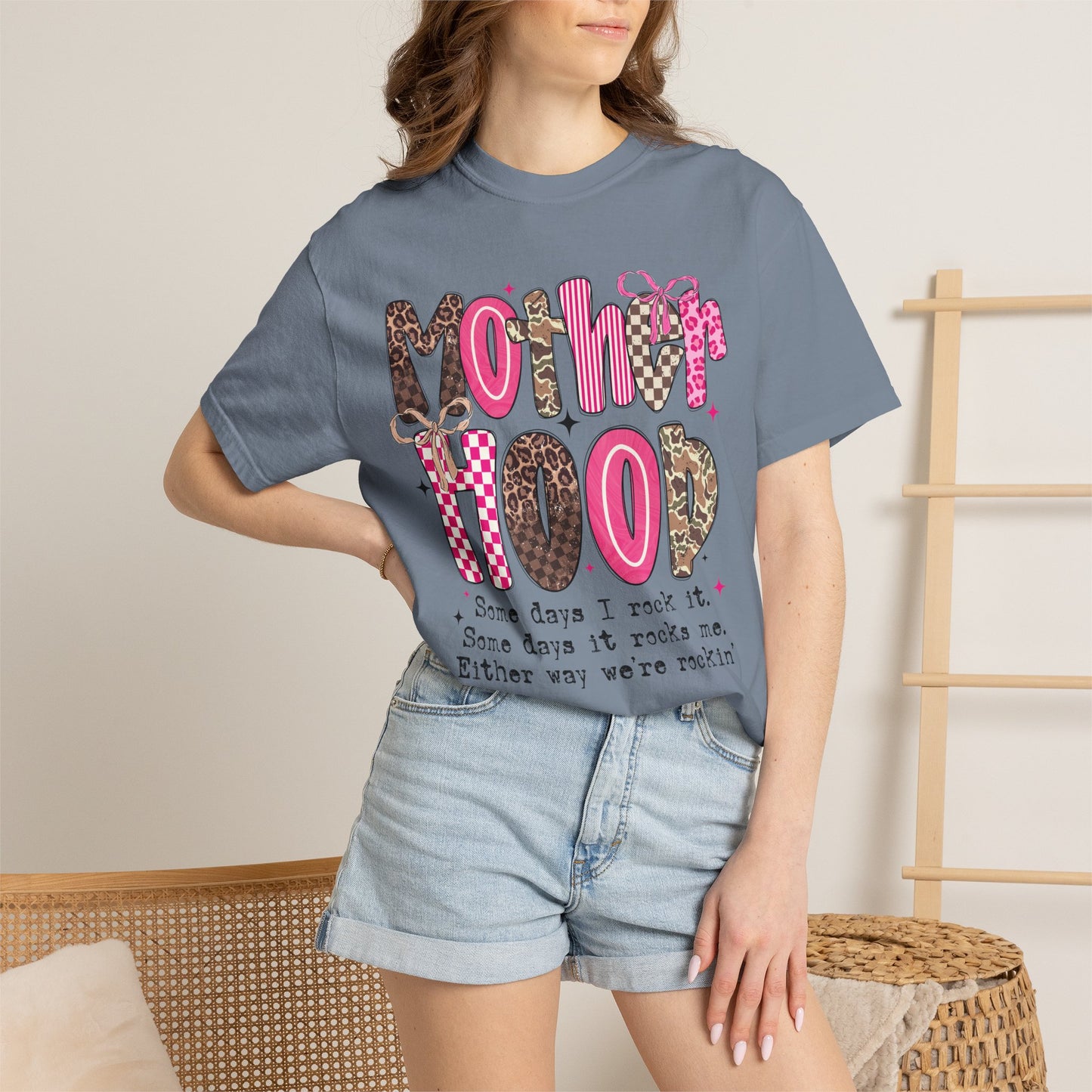 'Motherhood: Some days I rock it... Either way we're rockin'