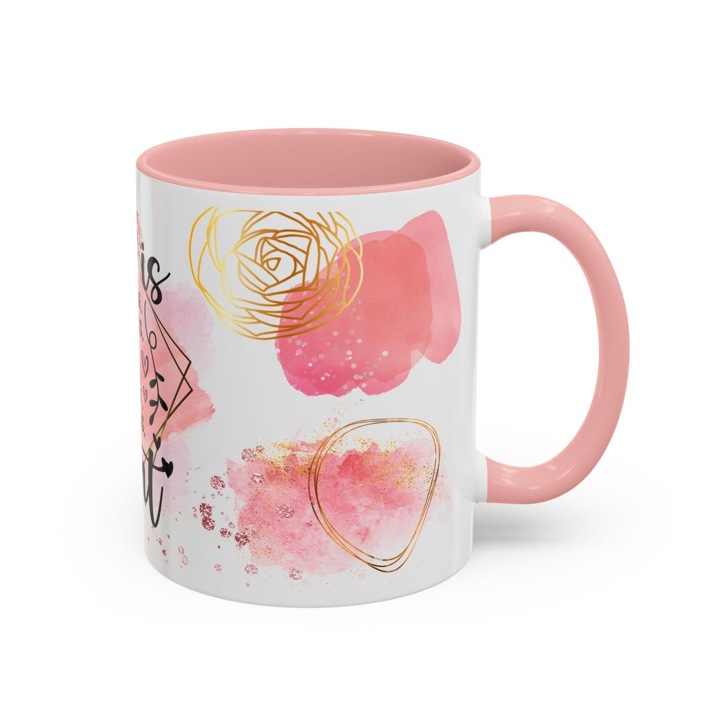 Aunt Coffee Mug — "She is Strong, Fearless, Warm, Loving, Patient, Selfless" Floral Accent 11oz