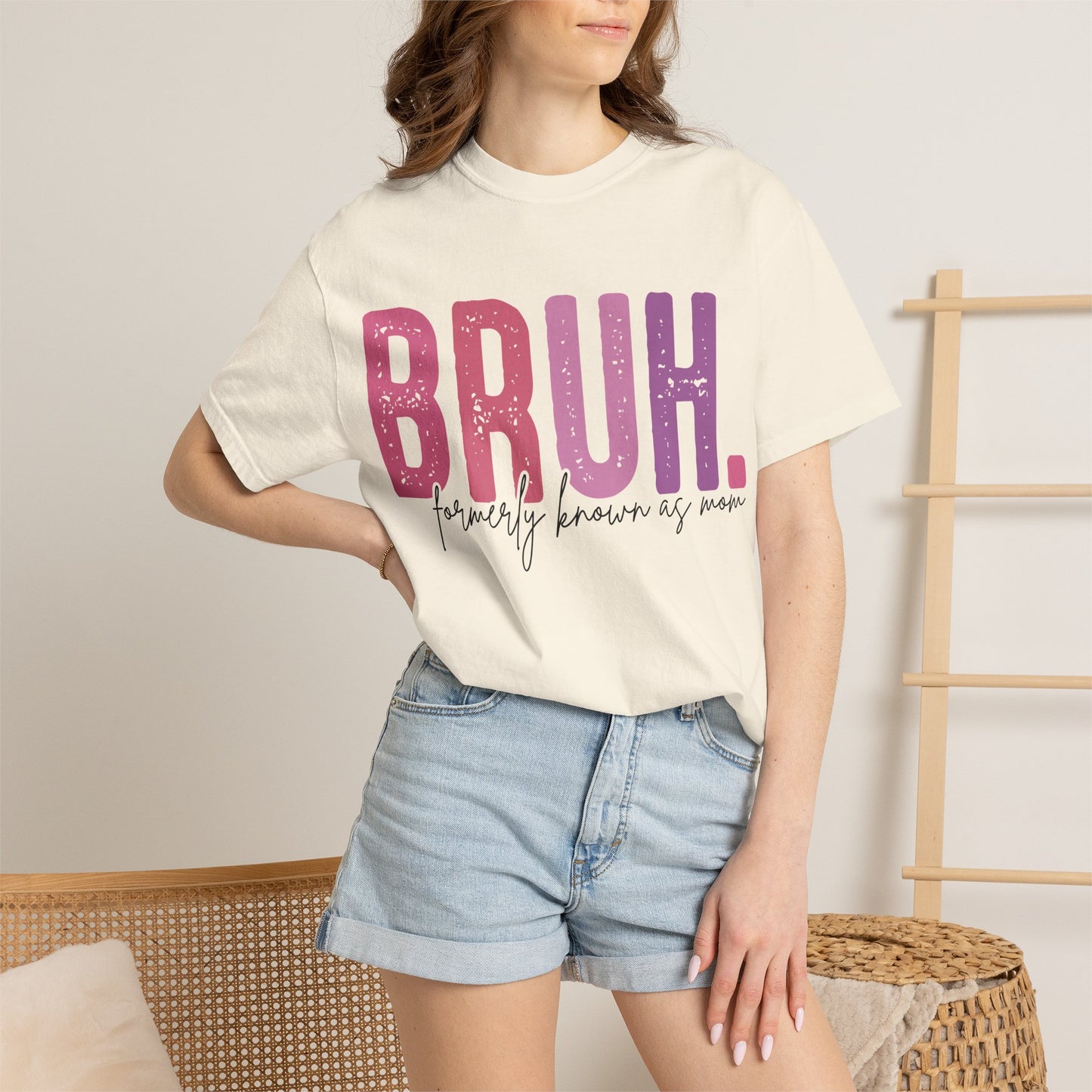 BRUH. Mom Life Graphic Tee —'Proudly Known As Mom'