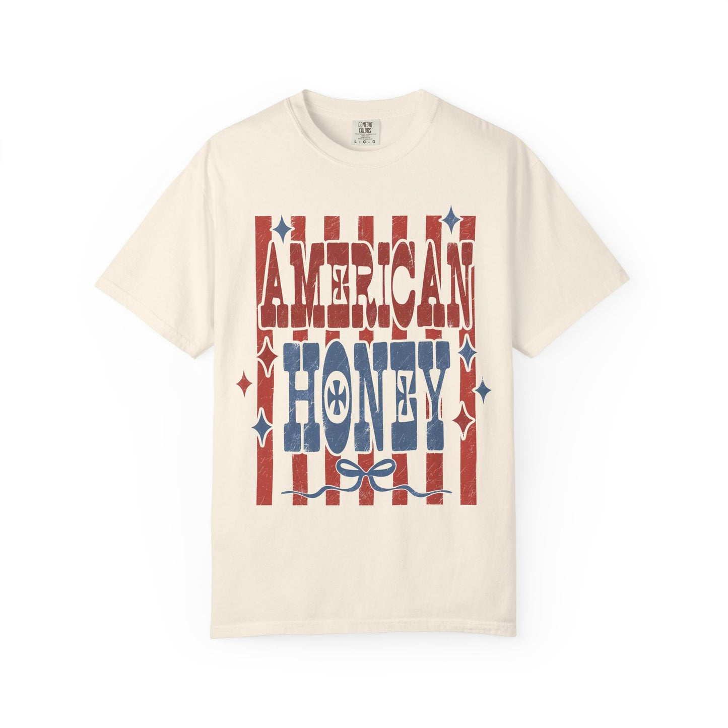 American Honey T-Shirt — Vintage Patriotic 4th of July Tee