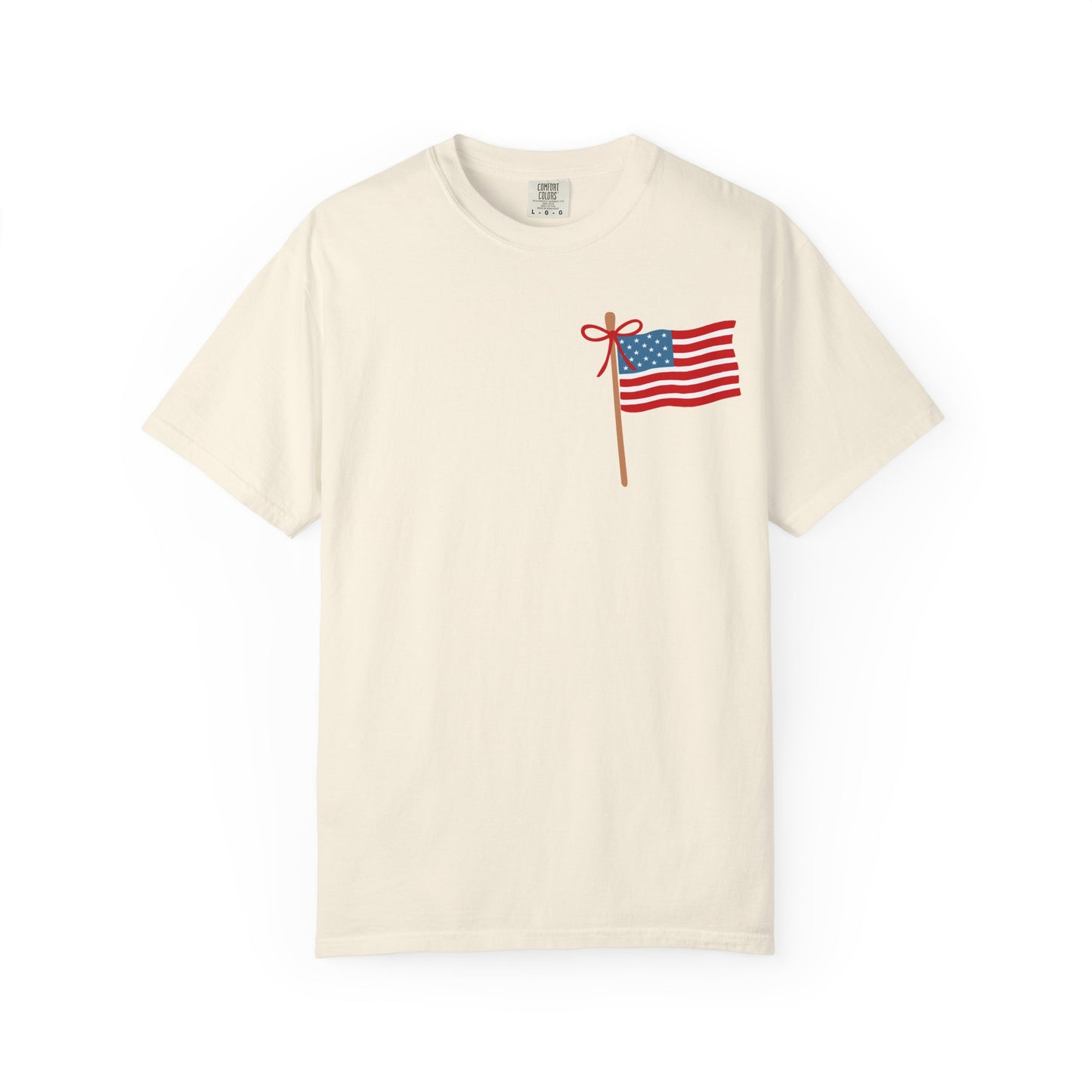 God Bless the USA" American Flag Tee