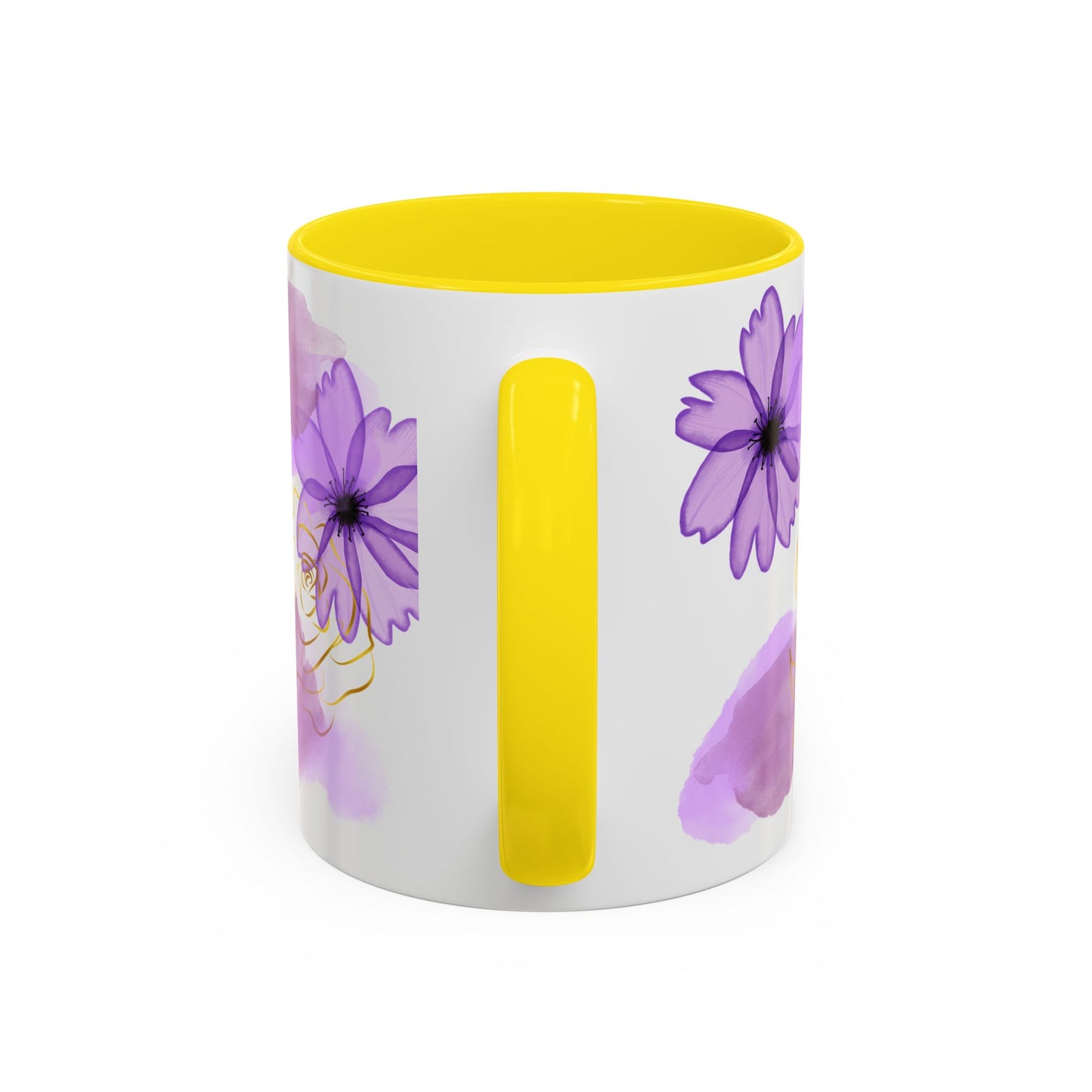 Mama Word Cloud Coffee Mug — Purple Floral Mother's Day Gift