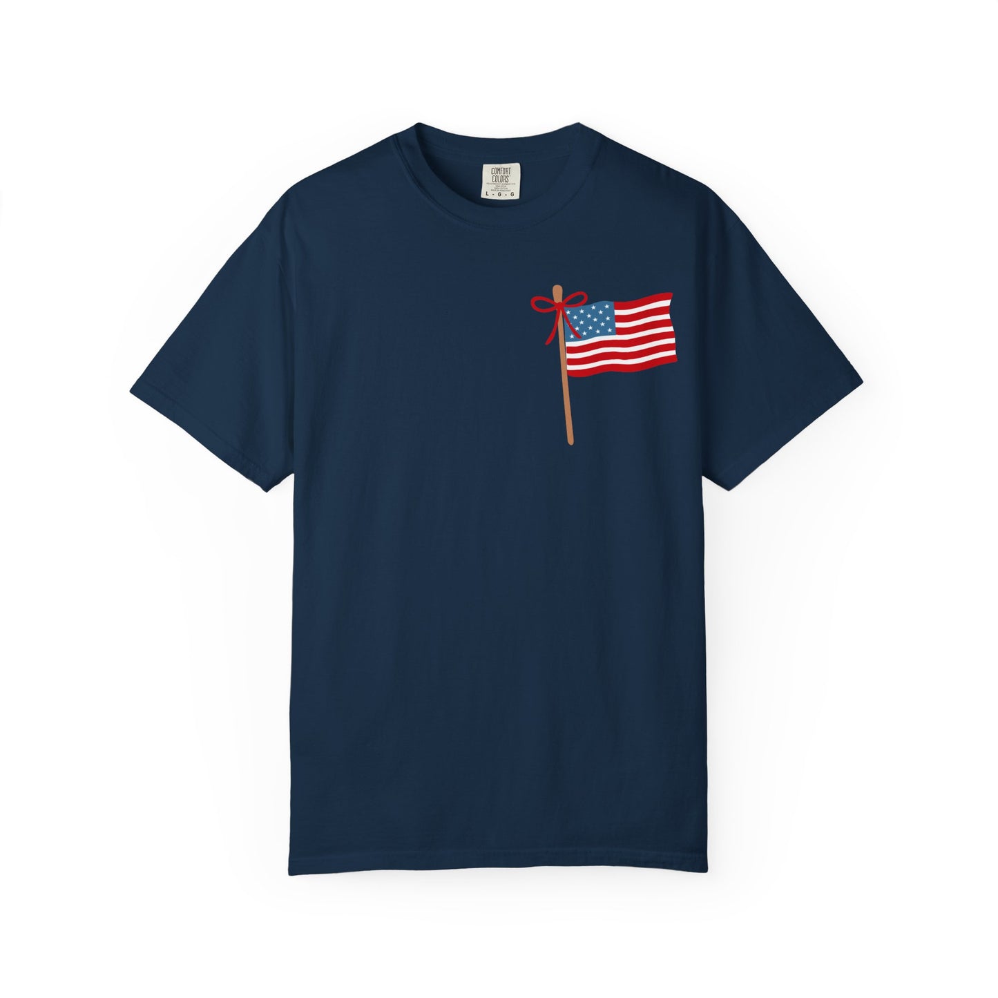 God Bless the USA" American Flag Tee