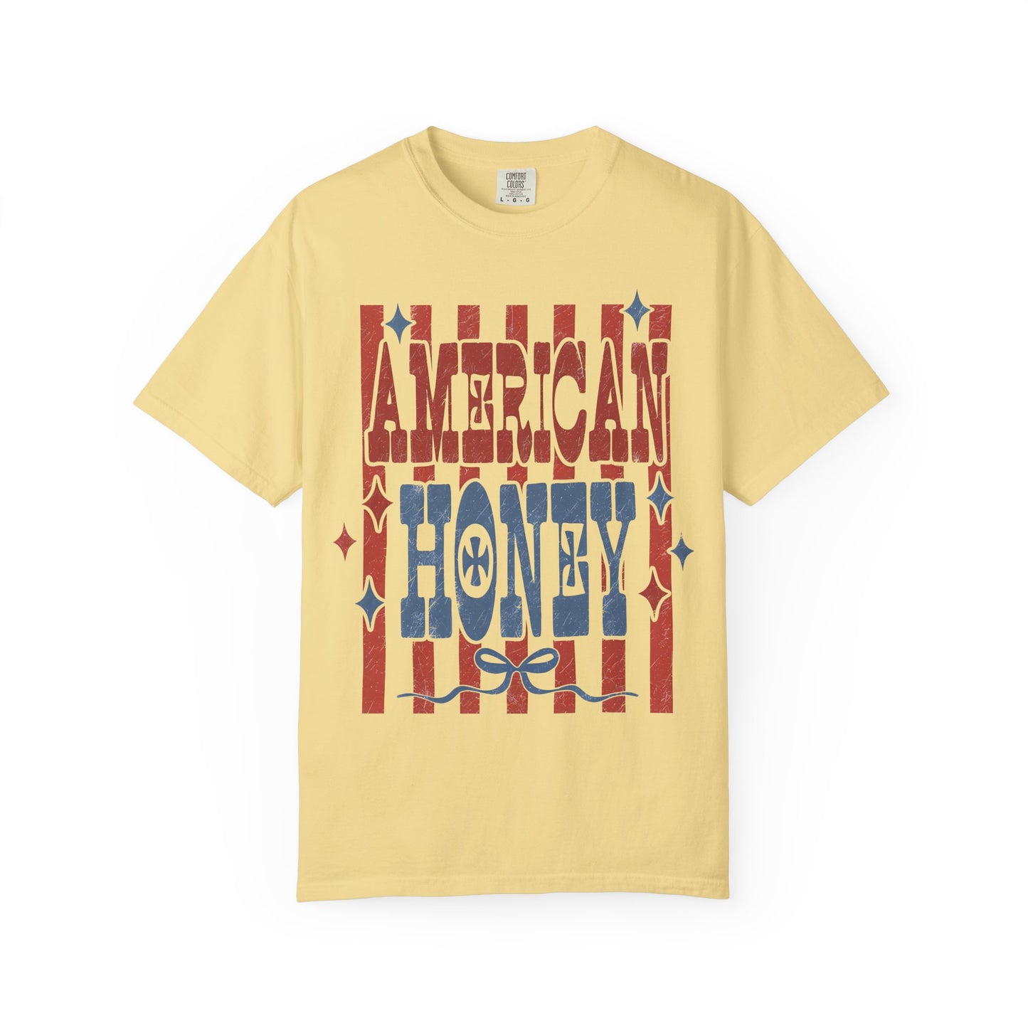 American Honey T-Shirt — Vintage Patriotic 4th of July Tee