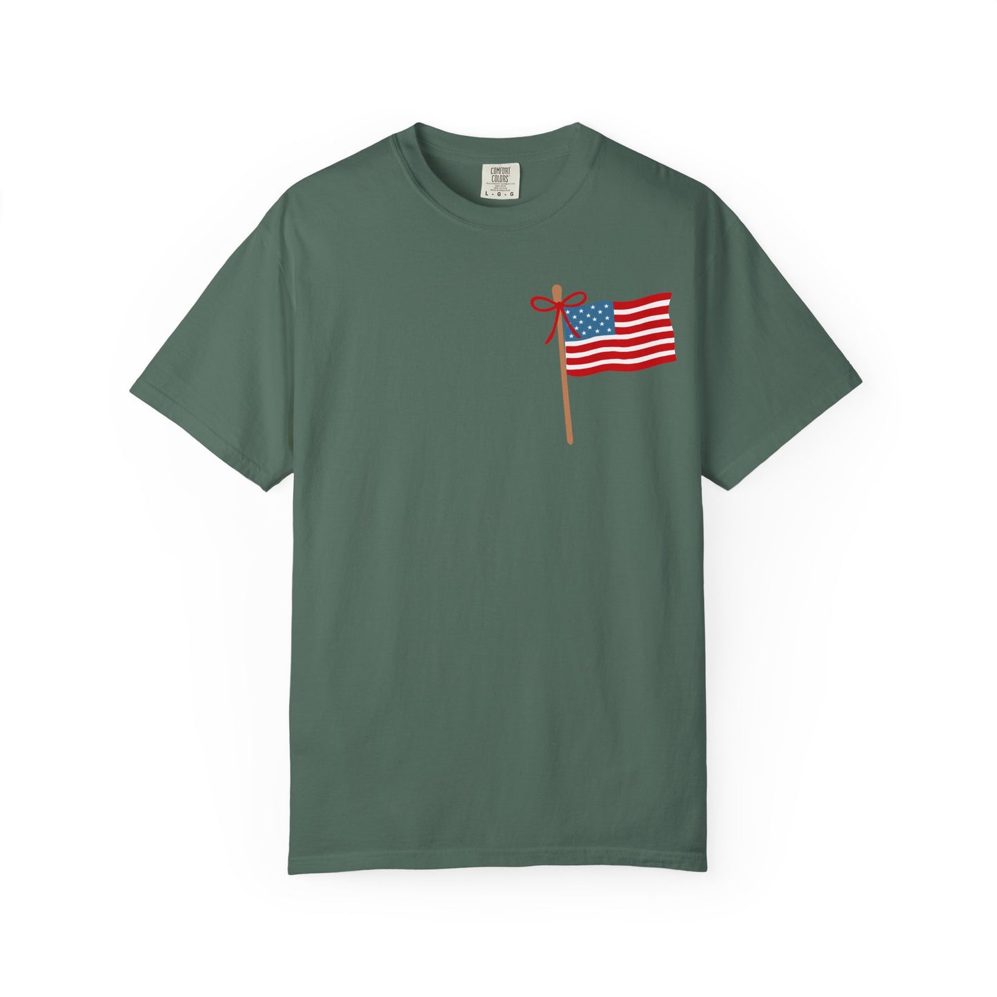 God Bless the USA" American Flag Tee