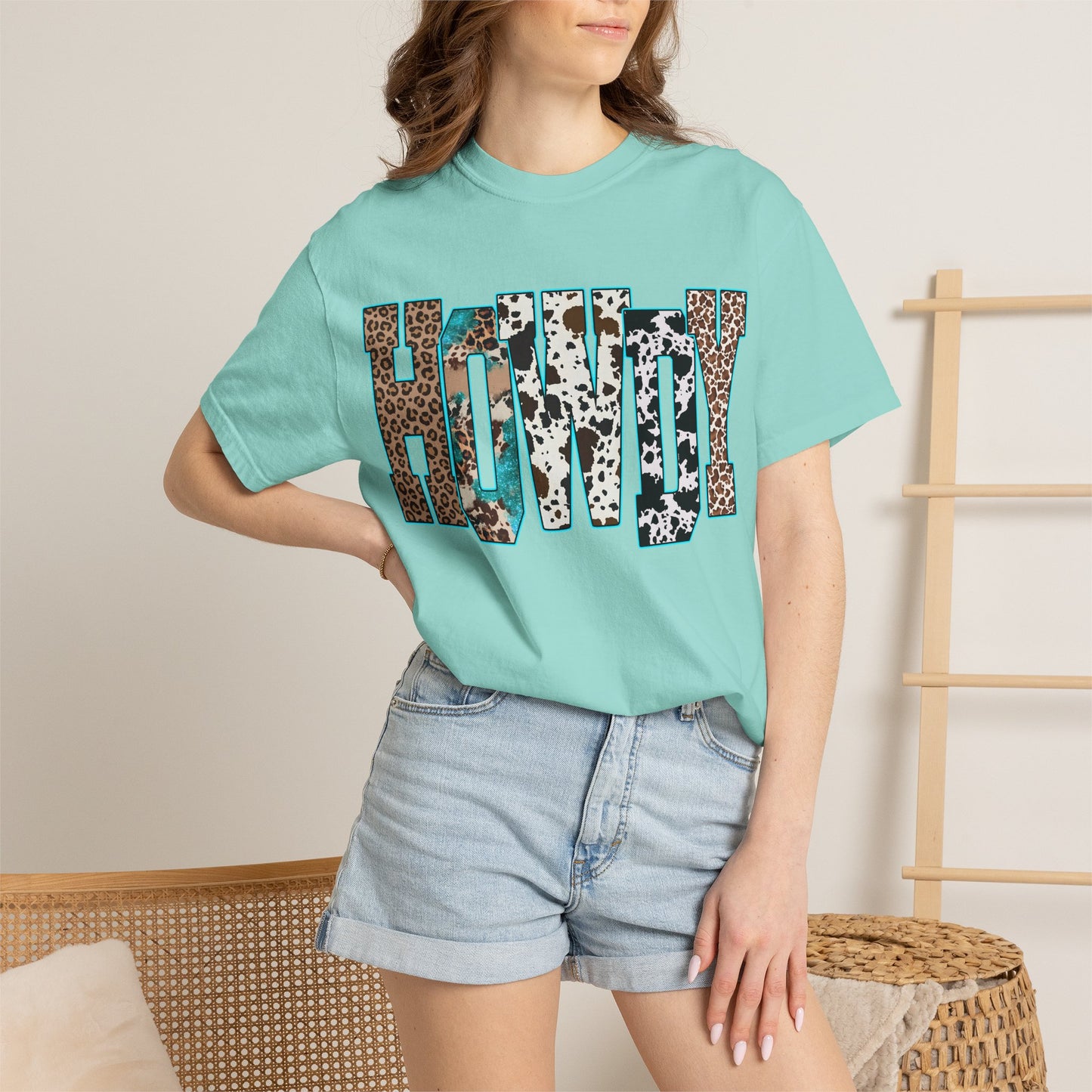 Howdy Leopard Print T-Shirt