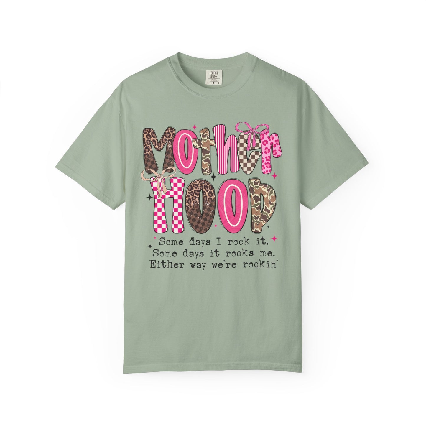 'Motherhood: Some days I rock it... Either way we're rockin'