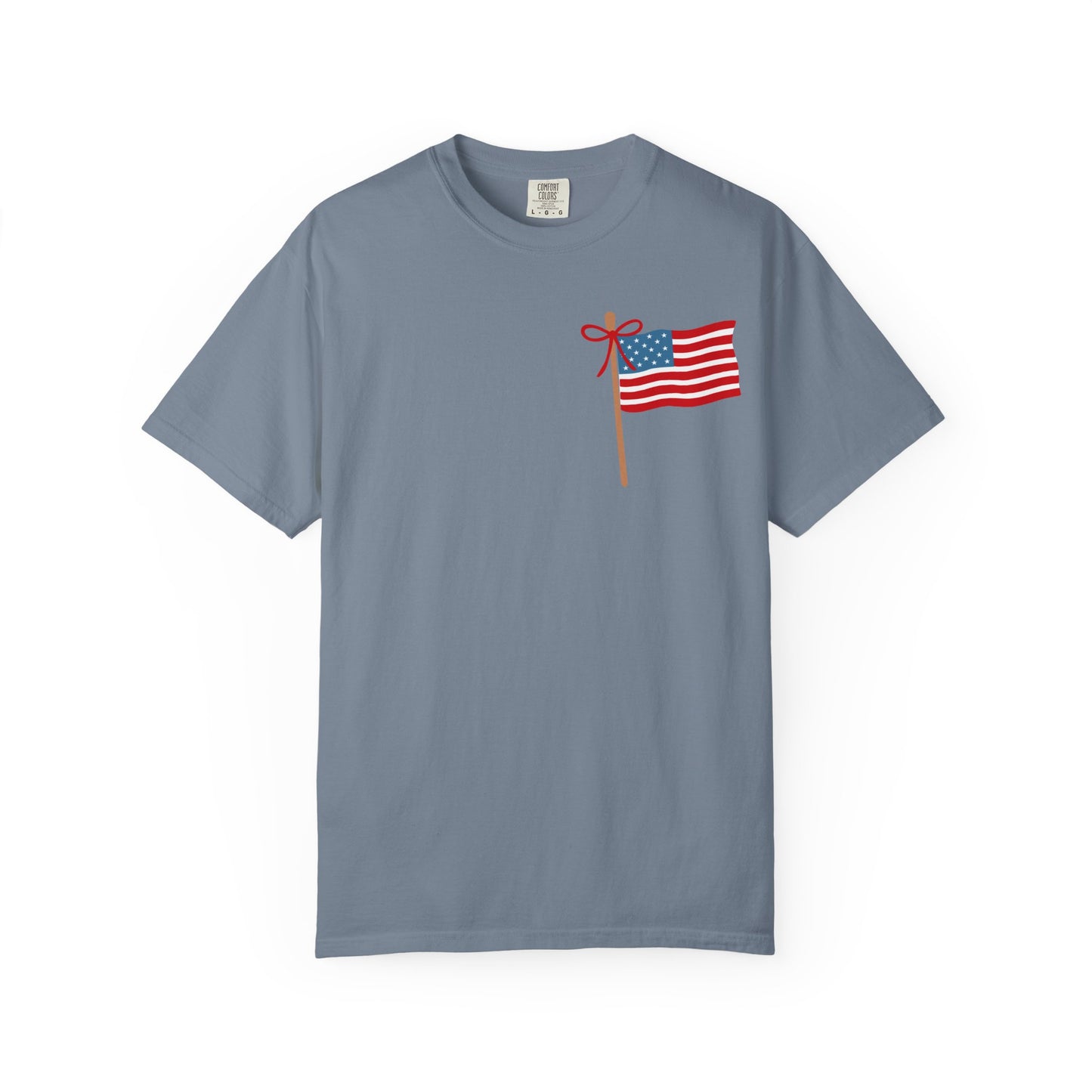 God Bless the USA" American Flag Tee