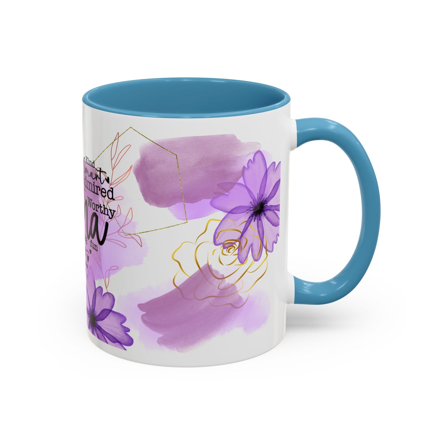 Mama Word-Heart Accent Coffee Mug