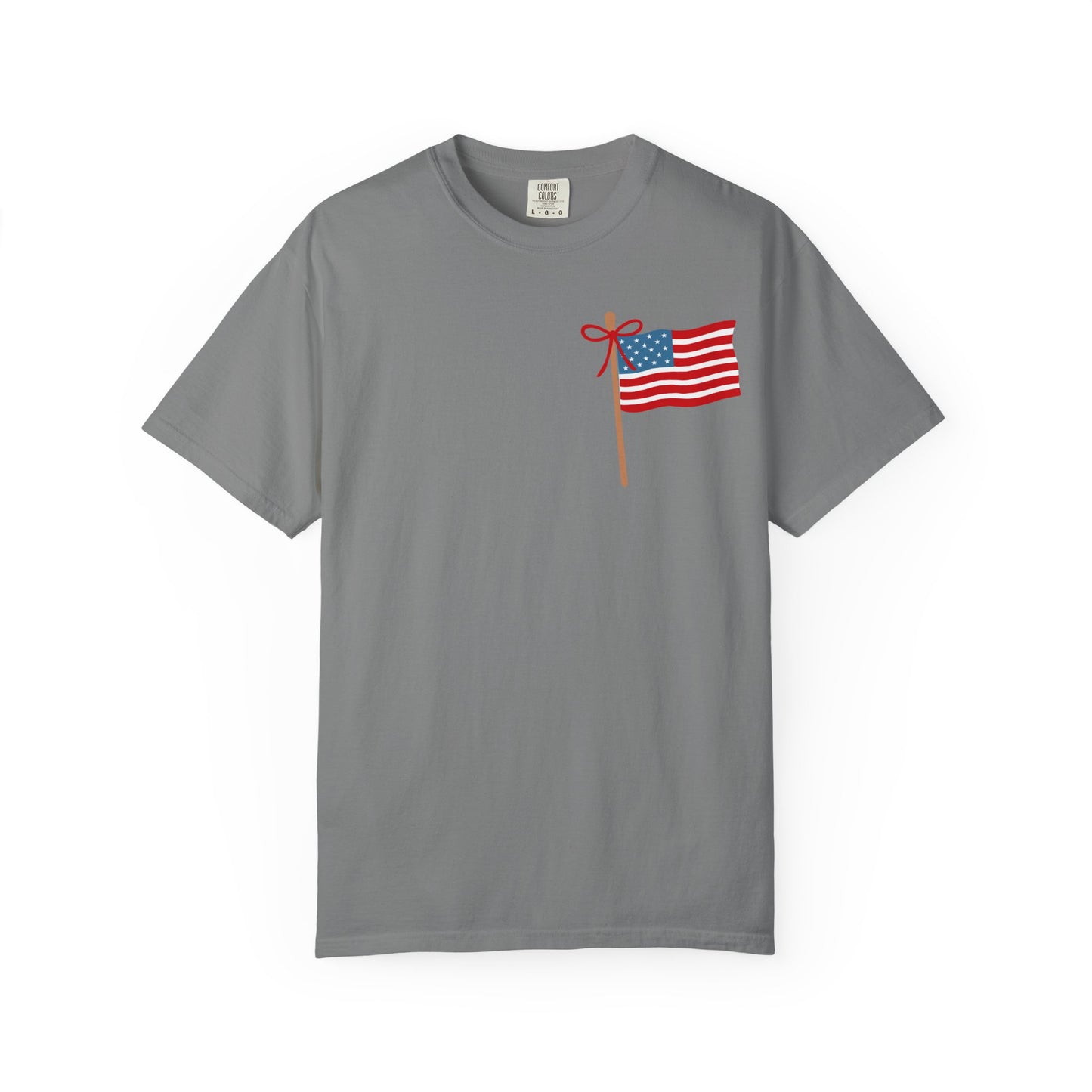 God Bless the USA" American Flag Tee